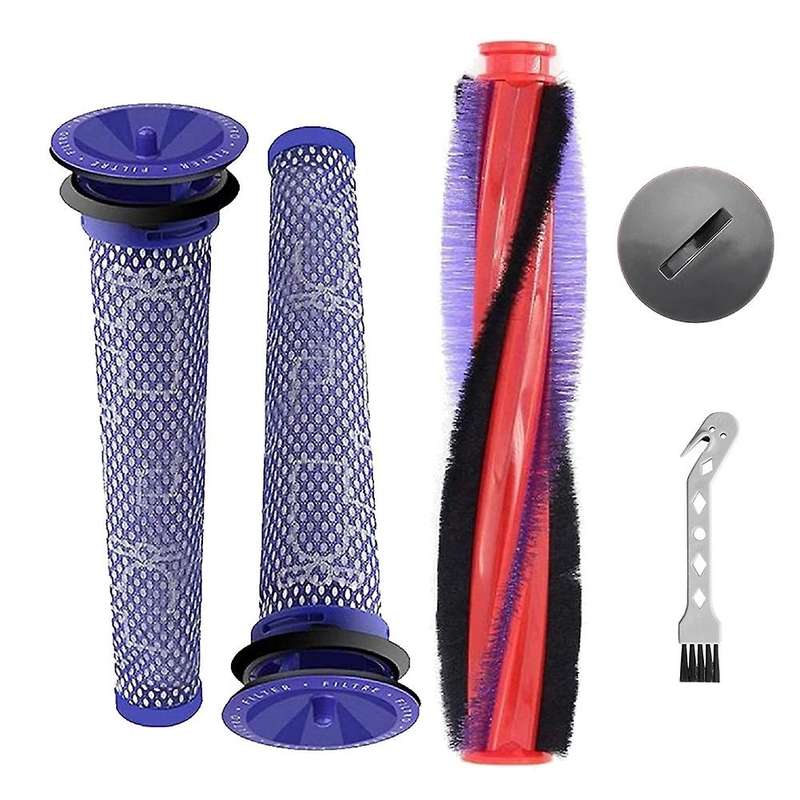 Roller Brush End Cap Hepa Filters for Dyson V6 Dc59 Dc62 Sv03,225mm