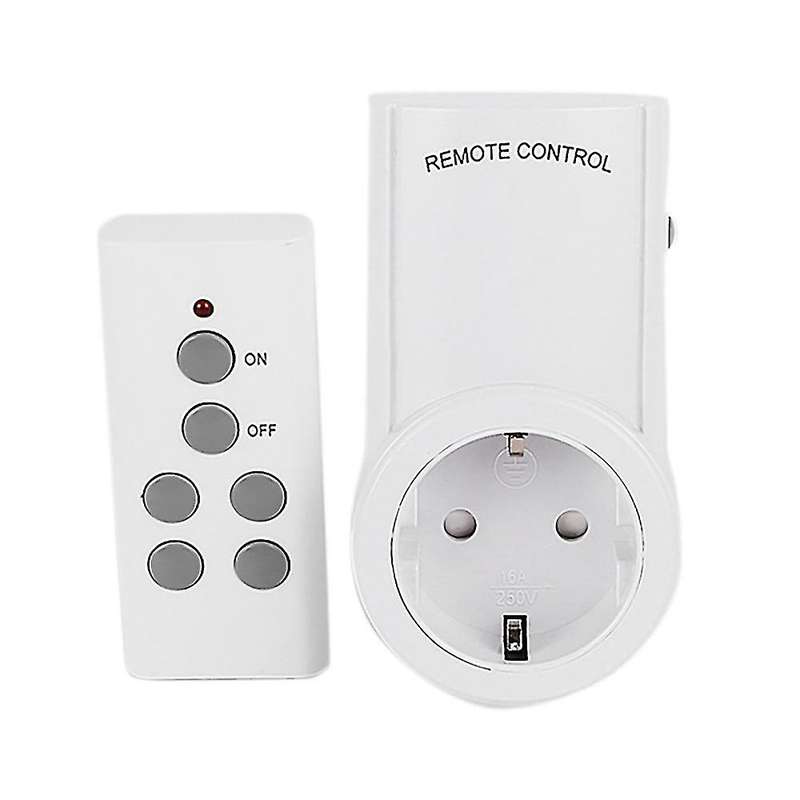 One Drag One Wireless Remote Control Smart Outlet Switch Eu Plug