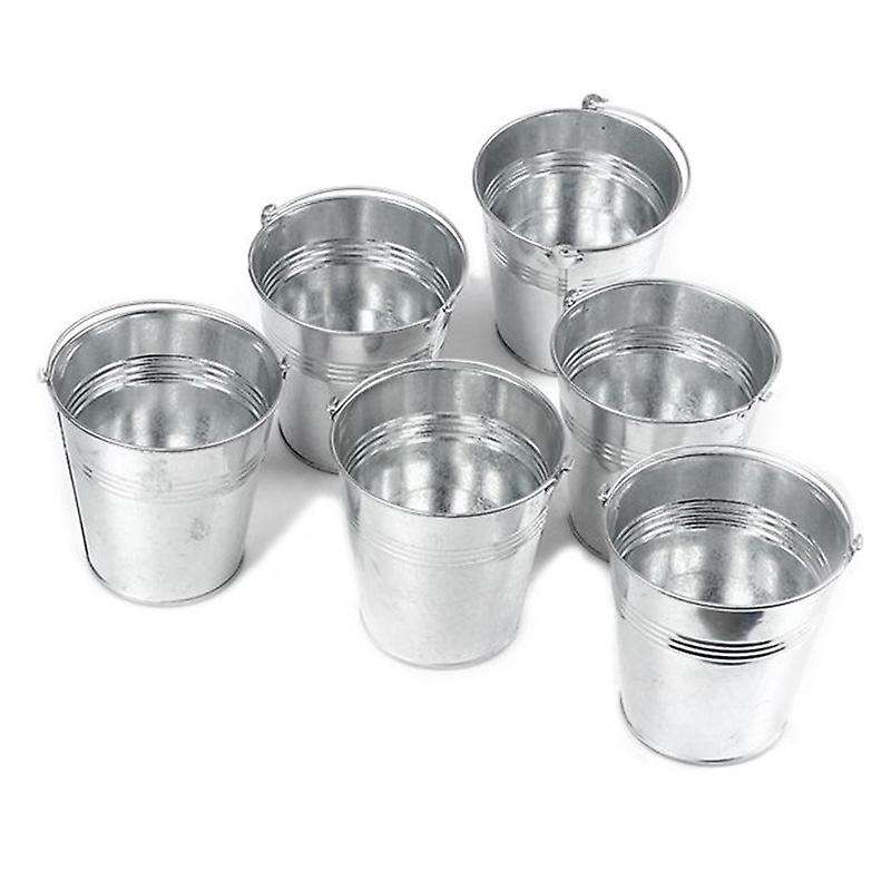 20pcs Mini Metal Bucket Portable Flower Pot Vases Planters Lovely