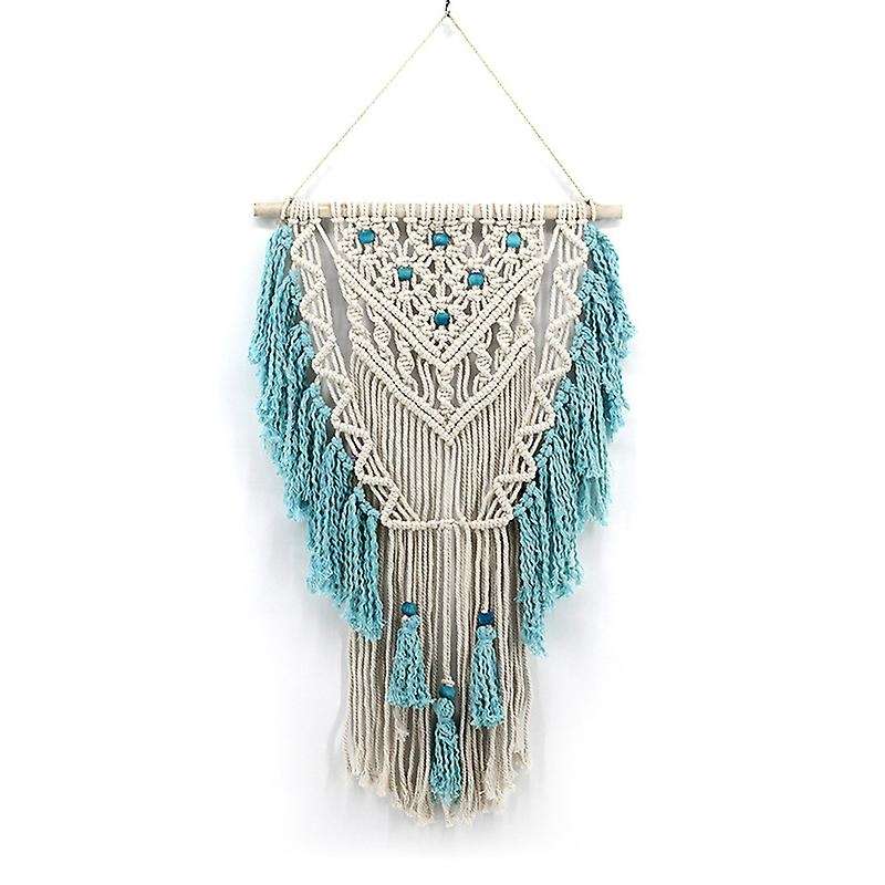Wall Hanging Curtain Hand Woven Tapestry for Bedroom 45 X 75cm