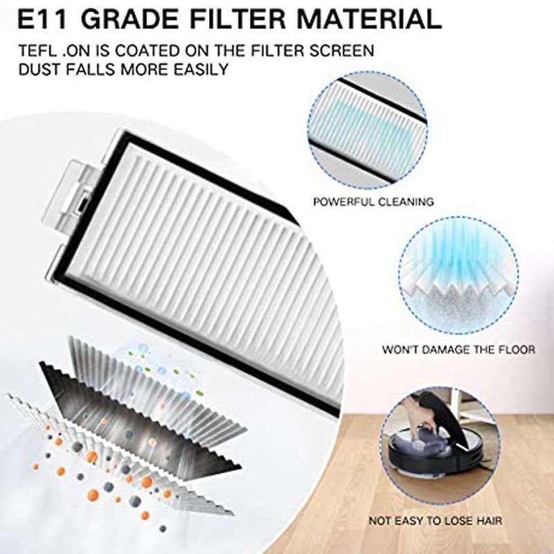 13pcs Accessories Roller Brush Knit Set for Roborock Q7max+