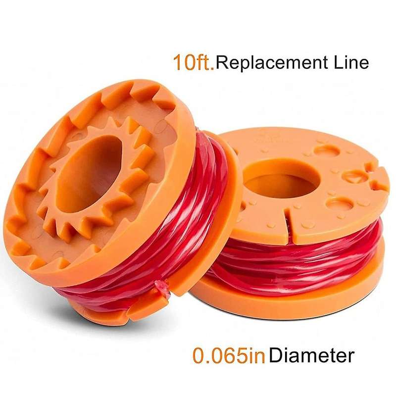 16 Pack Trimmer Line for Worx Wa0010 Wg175 Spools,10ft Refills Parts