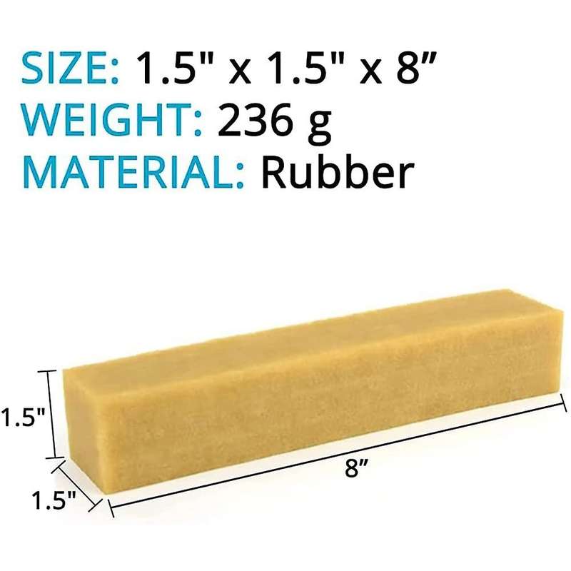 2 Pcs Eraser Stick for Sanding Belts,rubber Eraser for Sandpaper
