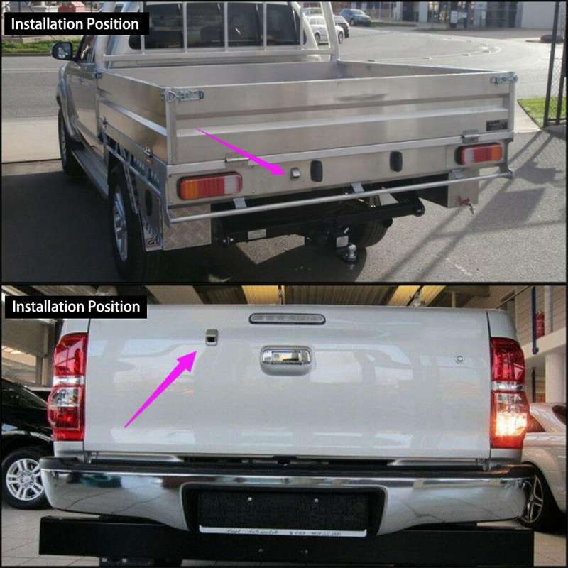 For Toyota Hilux An120 An130 2010-18 Car Rear View Tailgate Camera B
