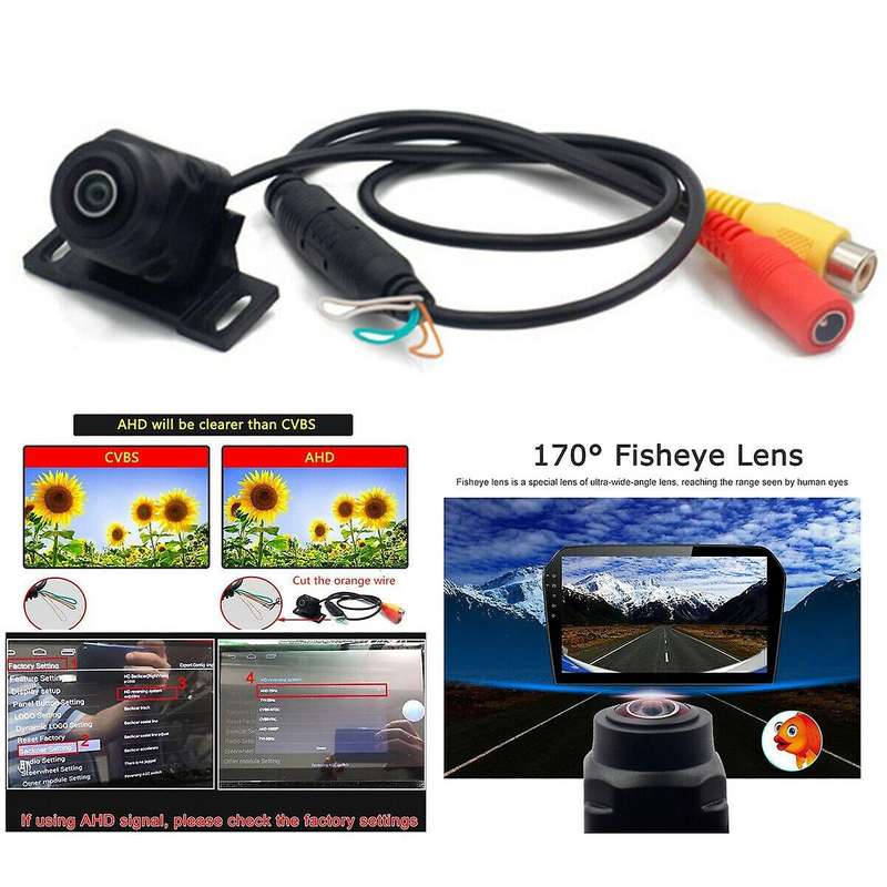Car Universal Reverse Backup Parking Rear View Camera Night Vision