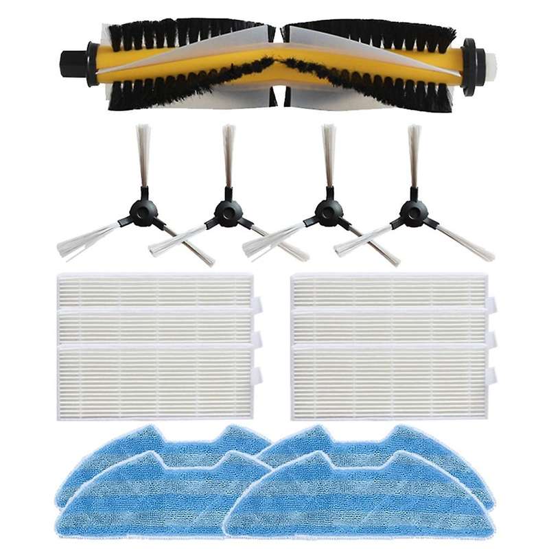 Main Brush Side Brush Hepa Filters for Proscenic Vslam-811gb