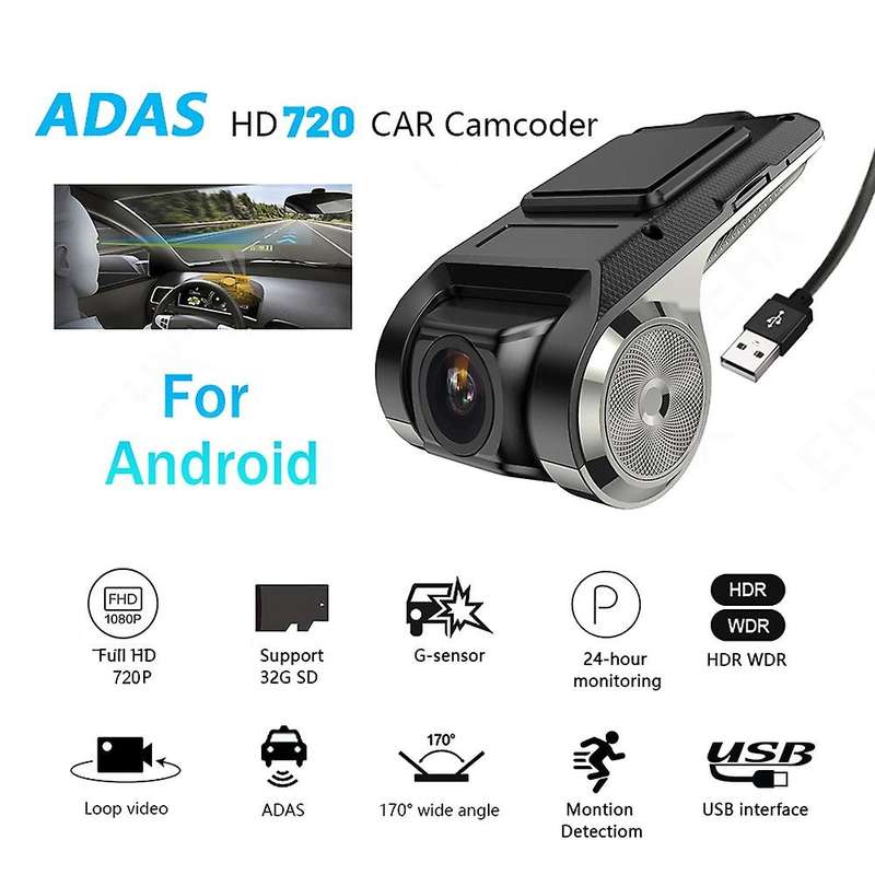 Dash Cam Adas Car Dvr Adas Recorder for Android Multimedia Player Dvd