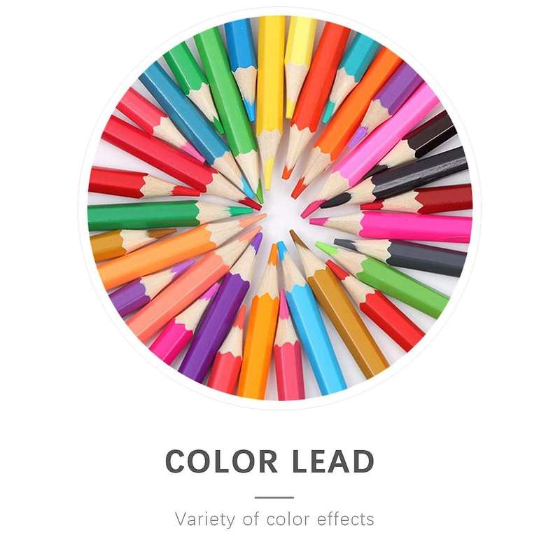 48 Pcs Colorful Pencil Set for Students Adult Diy Art Drawing Tools
