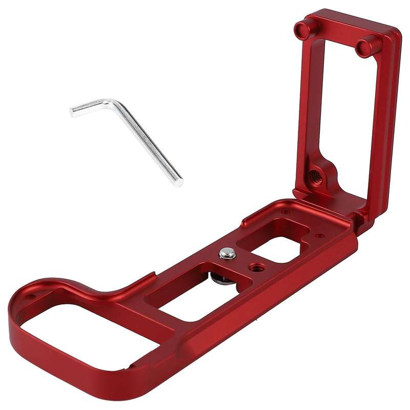 Quick Release L Plate for Nikon Z Z6 Z7 Arca Swiss Rrs Red