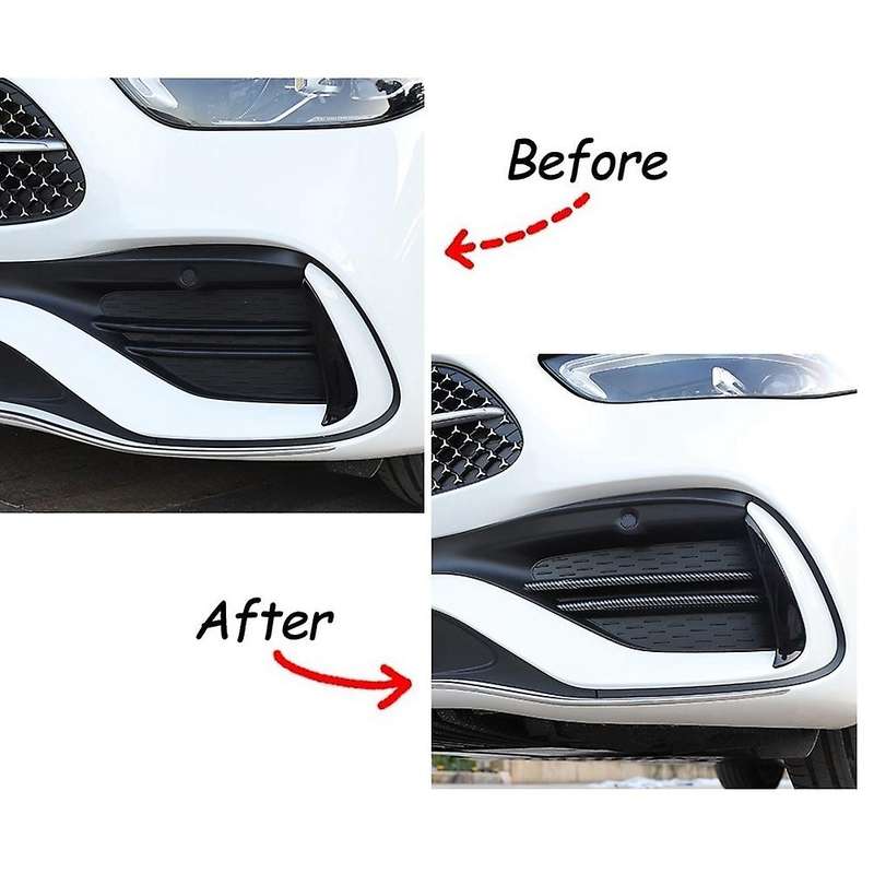 For Mercedes Benz C Class W206 2022 Car Front Fog Light Cover Trim