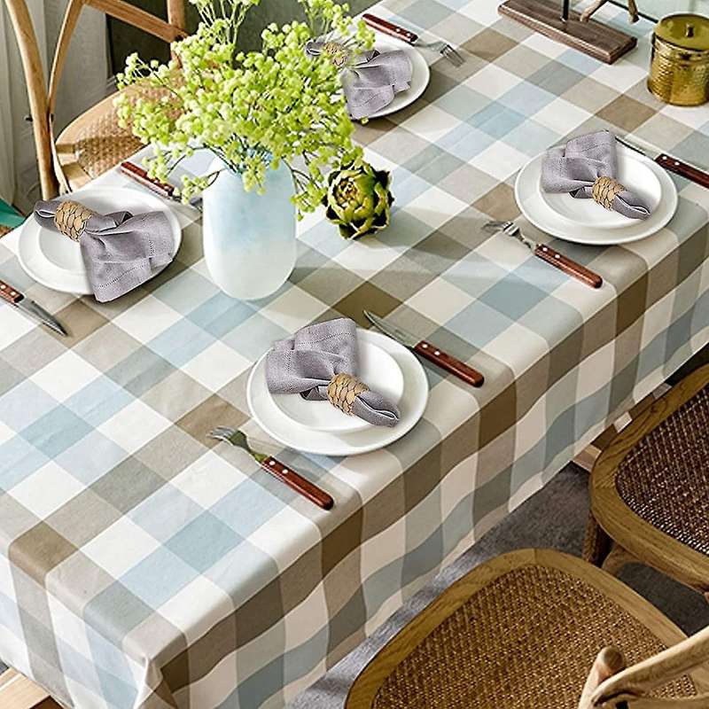 Water Hyacinth Napkin Rings, Hand-woven Farmhouse Napkin Rings