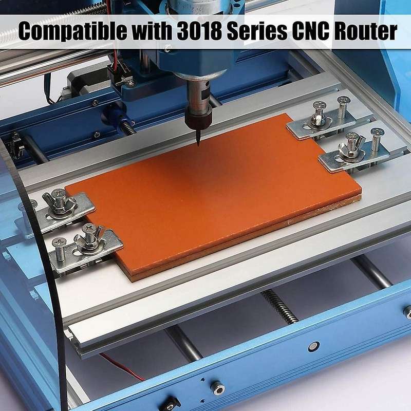8 Pcs Hold Down Clamp Kit for 3018-pro, 1810-pro Cnc Router Machine