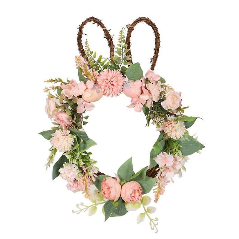 Happy Easter Bunny Garland Home Outdoor Garden Door Wall Decoration