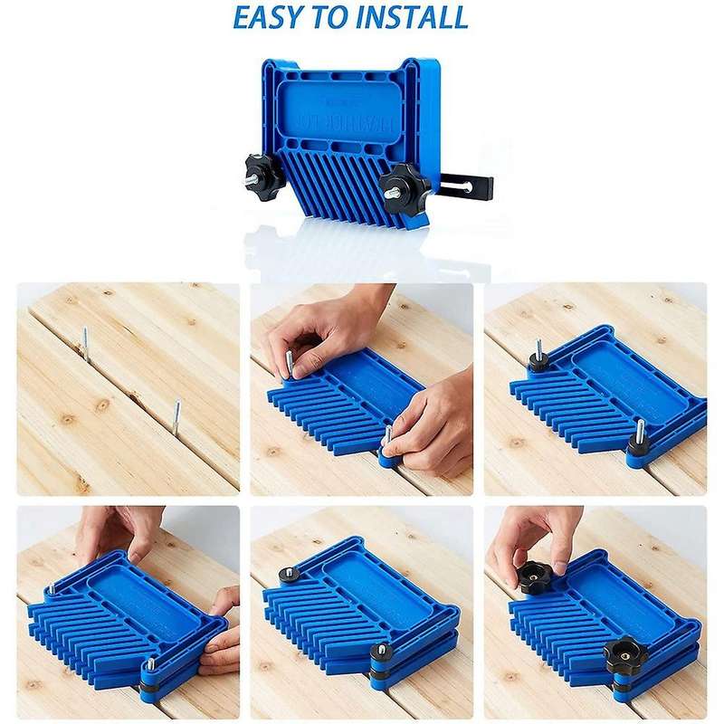 2pcs Feather Board for Table Saws, Router Tables & Band Saw, -blue