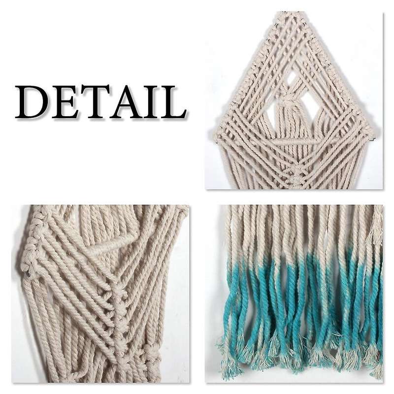 Macrame Woven Wall Hanging Boho Home Art Decor - Dorm Room Decoration