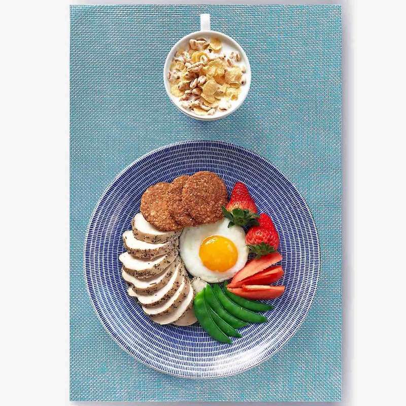 Placemats Place Mat Blue Table Mats Set Of 6 Non Slip Easy to Clean