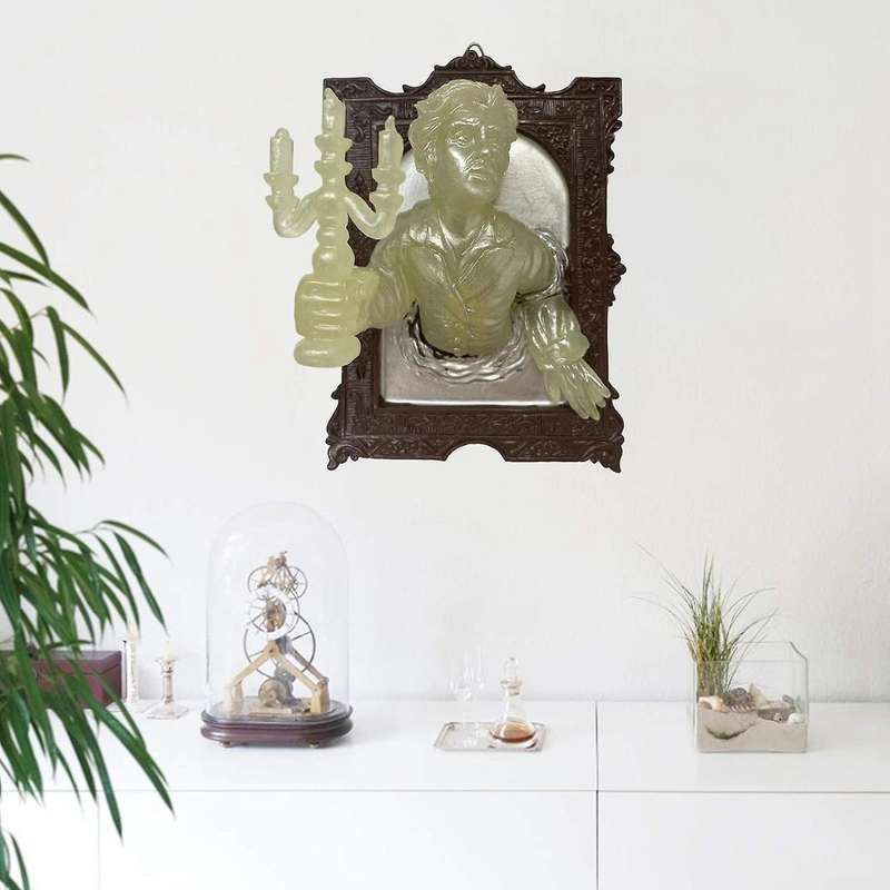 Ghost In The Mirror Wall Decor Luminous Ornaments Halloween Prop A