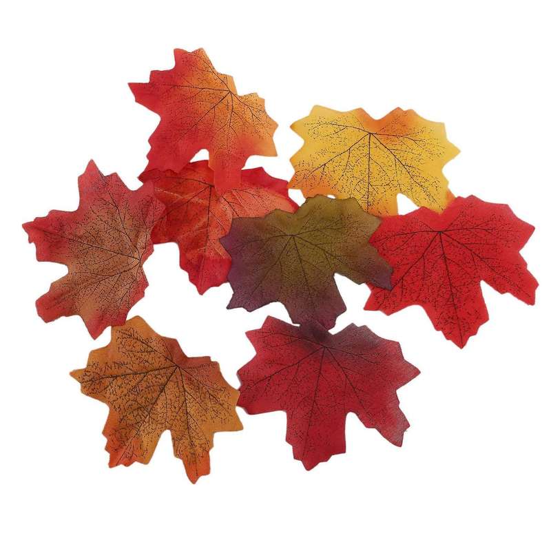 1000pcs Artificial Maple Leaves Decorations,wedding Party Table Decor