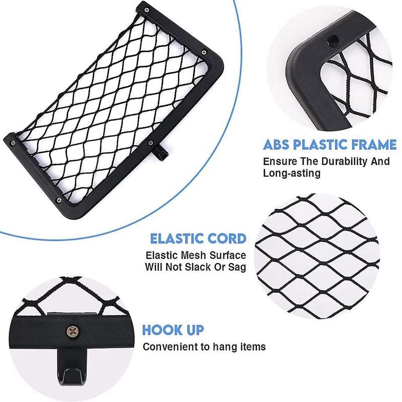 Luggage Net with Hooks Storage Net Car Trunk Storage Net Car