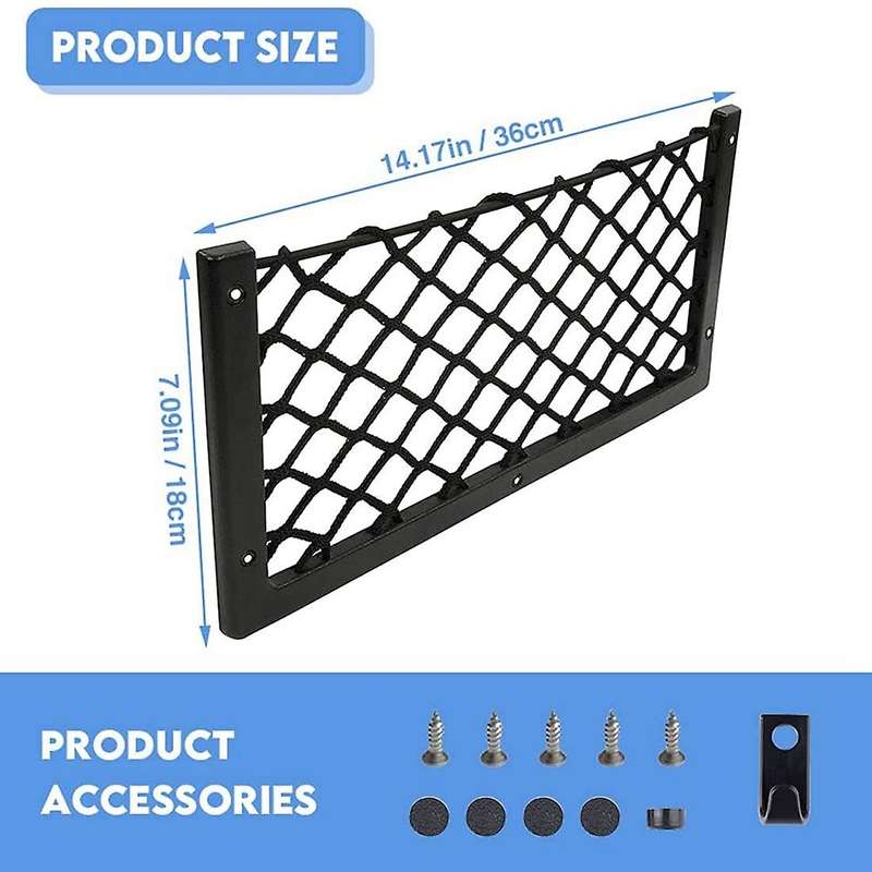 Luggage Net with Hooks Storage Net Car Trunk Storage Net Car