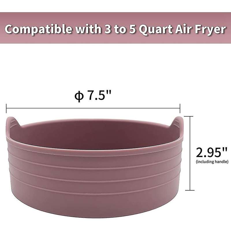 Air Fryer Silicone Pot-7.5inch Replaceable Parchment Paper
