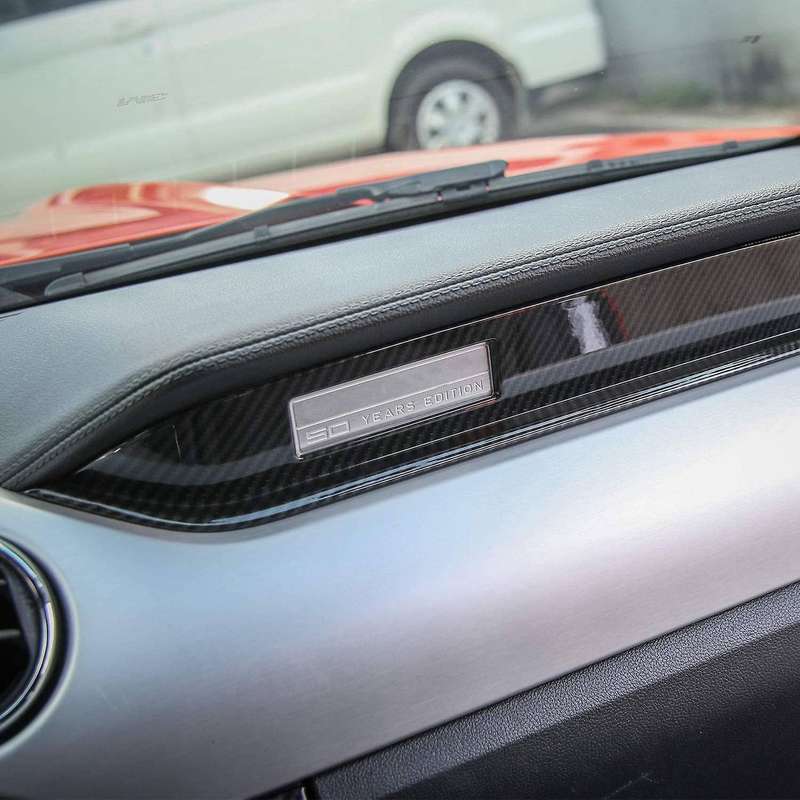 Car Inner Co-pilot Dashboard Cover Trim for Ford Mustang 2015-2017