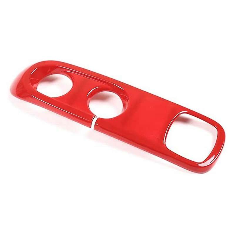 Car Gear Shift Panel Cover for Mercedes Smart 2009-2015, Red