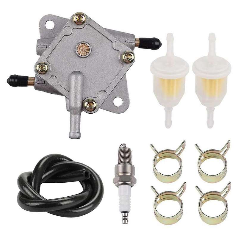 Fuel Pump Fuel Line Spark Plug Compatible with Ezgo 295cc Golf Carts