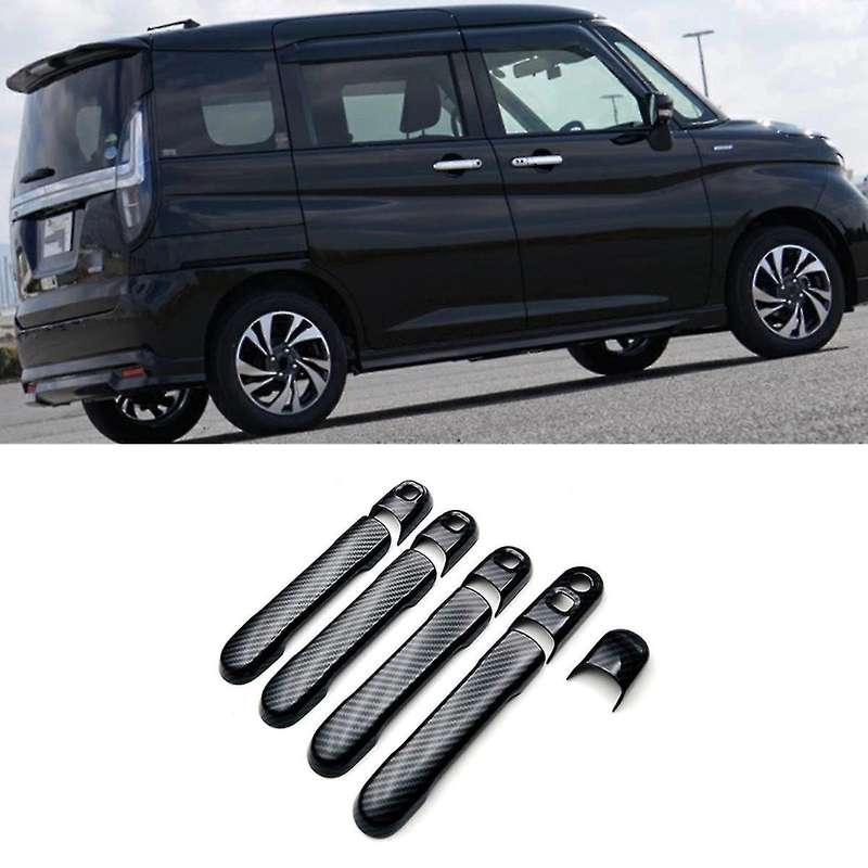 For Suzuki Solio Bandit 21-22 Chrome Door Handle Cover Trim Sticker,a