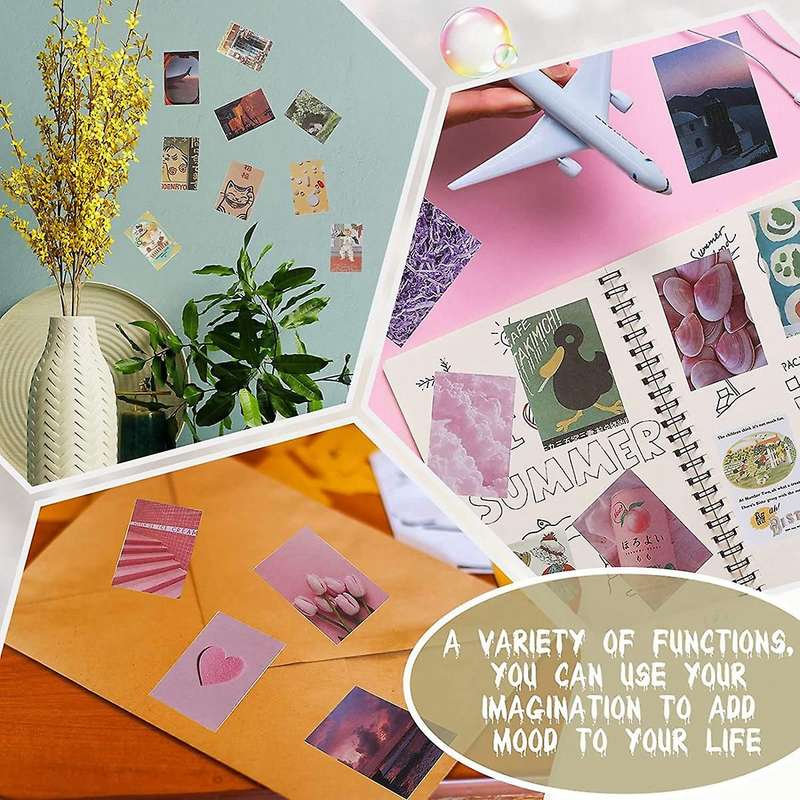 650pcs Washi Sticker Set Adhesive Journaling Scrapbook Paper Stickers