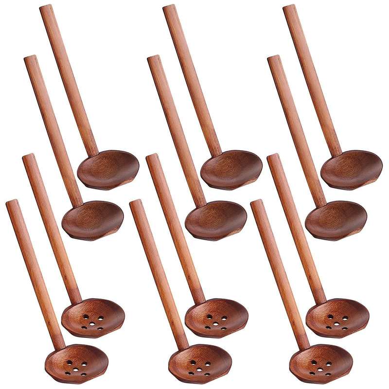 Wooden Hot Pot Spoon Ramen Restaurant Hot Pot Shop Soup Spoon Set
