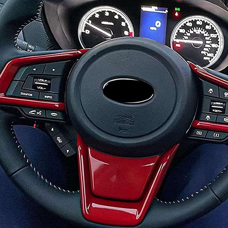 3pcs Car Steering Wheel Panel Cover Trim Frame for Subaru Forester