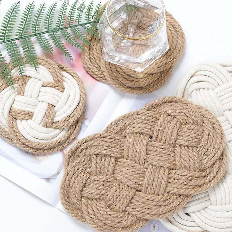 3pcs Nordic Cup Coaster Thermal Insulation Mat B