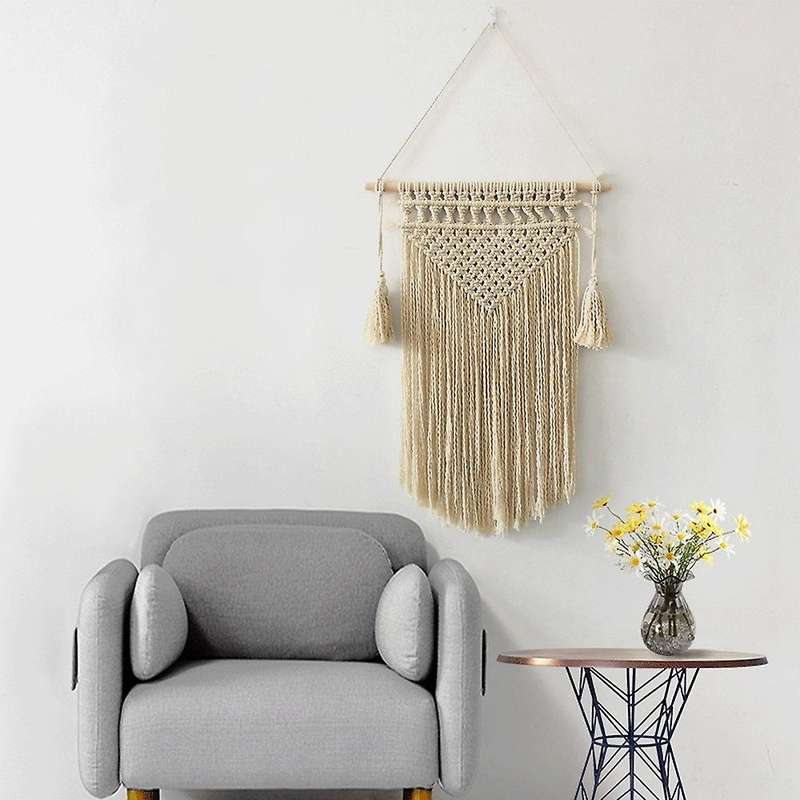 Macrame Wall Hanging Handmade Woven Home Decoration for Living Room