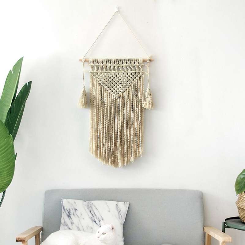Macrame Wall Hanging Handmade Woven Home Decoration for Living Room