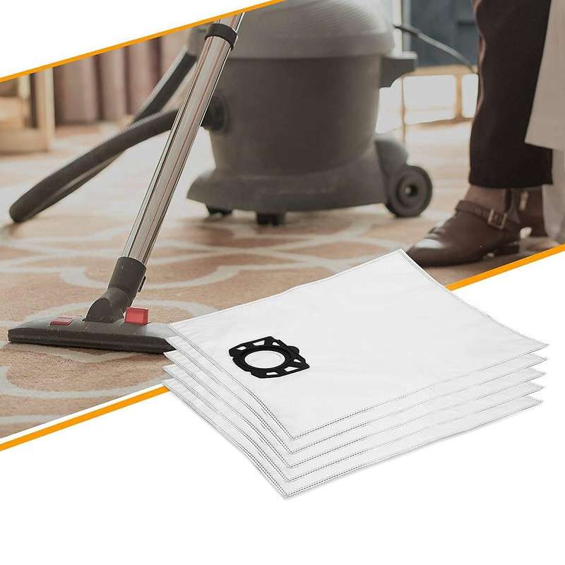 8pack Filter Bags for Karcher Vacuum Cleaner Wd4 Wd5 Wd6 Mv4 Mv5 Mv6
