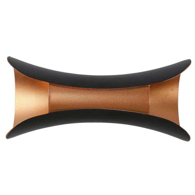Led 10w Waterproof Wall Lamp (warm White Light) Gold+black Aluminum