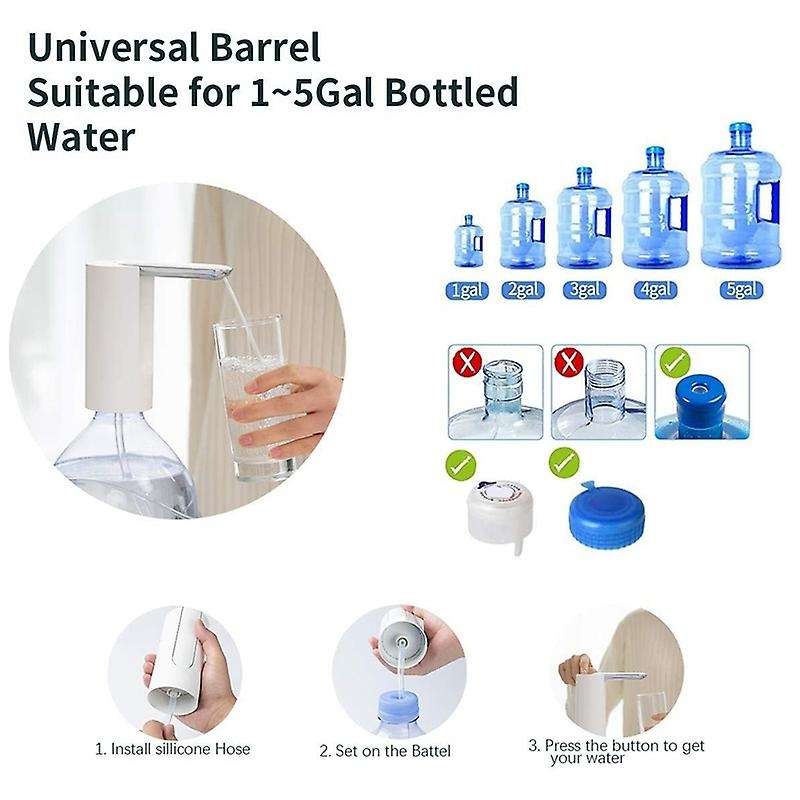 5 Gallon Water Dispenser Foldable Drinking Water Pump Automatic Water