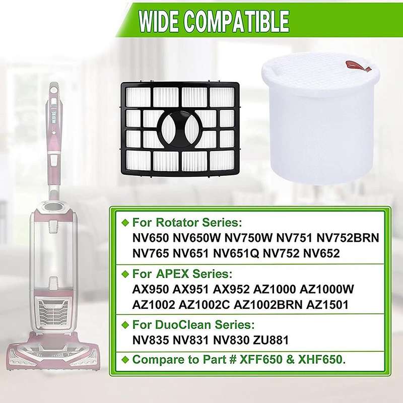 Nv752 Az1002 Filter Replacement for Shark Rotator Apex Nv650 Ax950