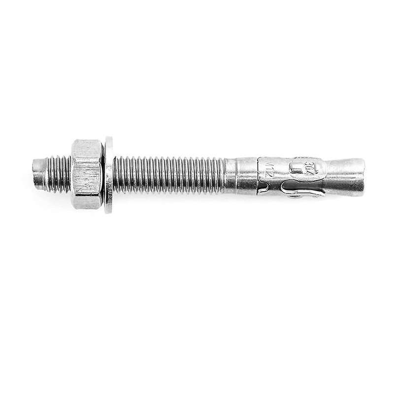 Wedge Anchor, Stainless Steel,3/8 Inch X 4 Inch, 5 Pcs