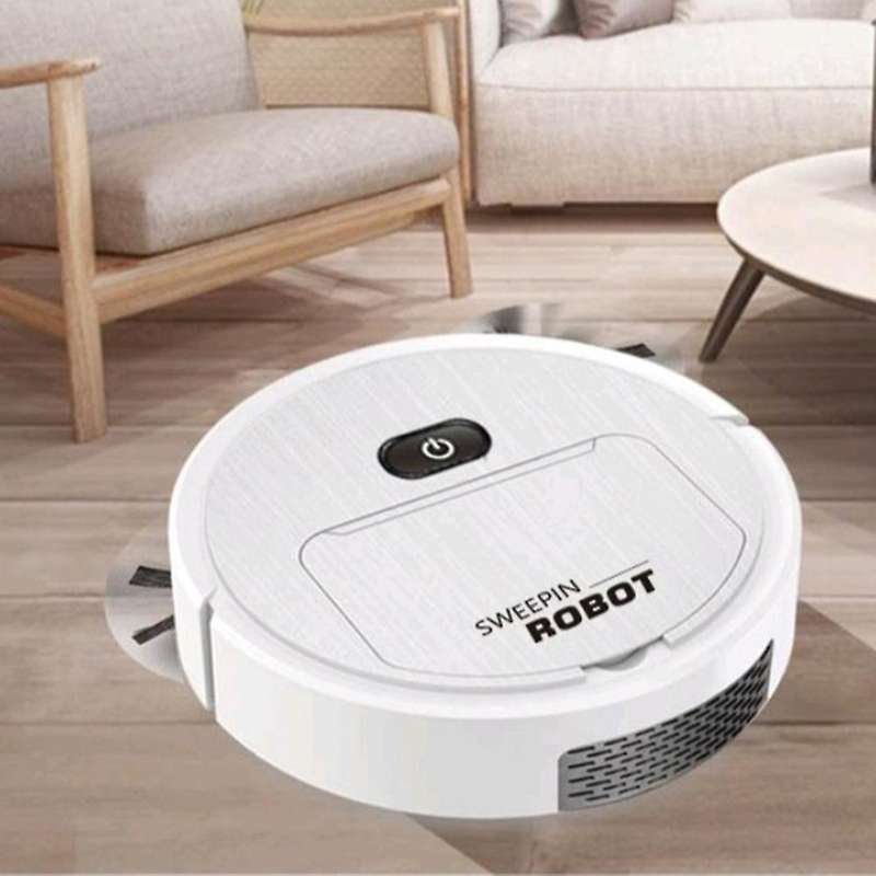 3-in-1 Smart Wireless Sweeping Cleaning Machine Black