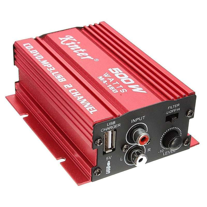 Kinter Mini Hi-fi Stereo Audio Amplifier  2 Channel 12v