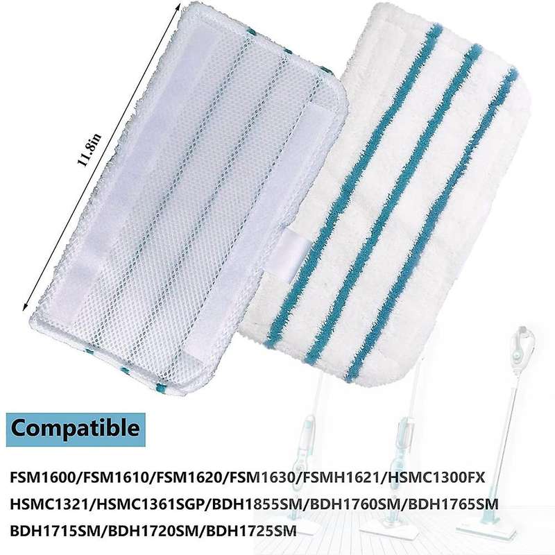 Replacement Parts Mop Cloth Pads Compatible for Blackdecker