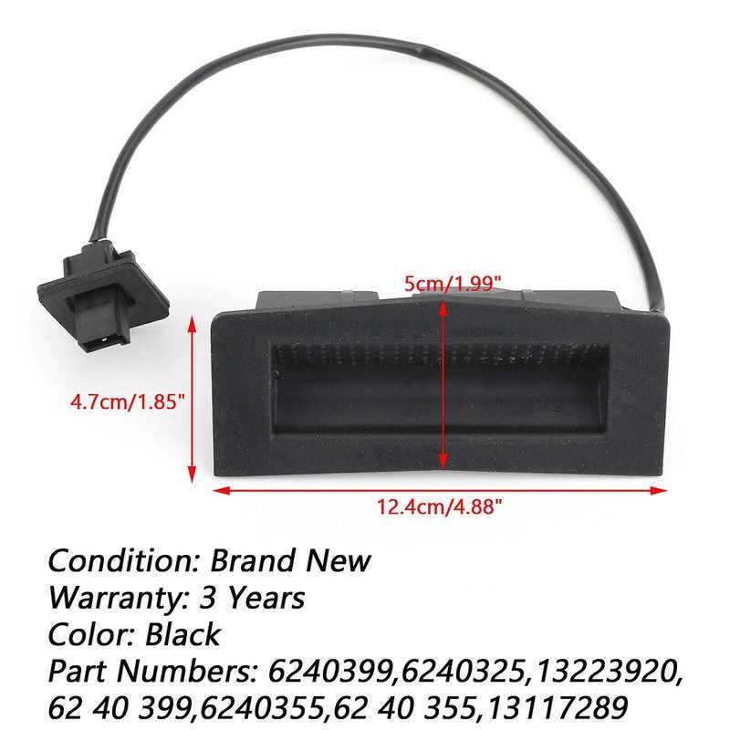 Tailgate Switch for Vauxhall/opel/astra H 2004 -2010 6240399 13223920