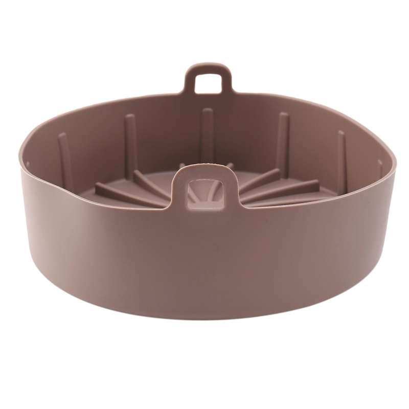 Air Fryer Silicone Pot-replacement for Paper Liners, Brown