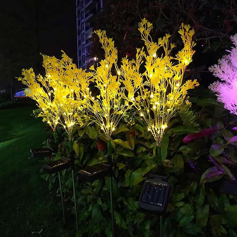 Solar Flower Lights Outdoor Garden for Flower Bed Lawm Patio Yard
