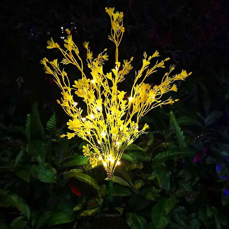 Solar Flower Lights Outdoor Garden for Flower Bed Lawm Patio Yard