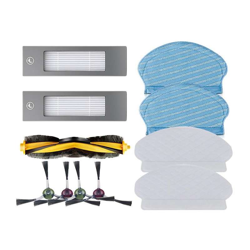Roller Side Brush Hepa Filters Mop Cloths for Ecovacs Deebot Ozmo 950