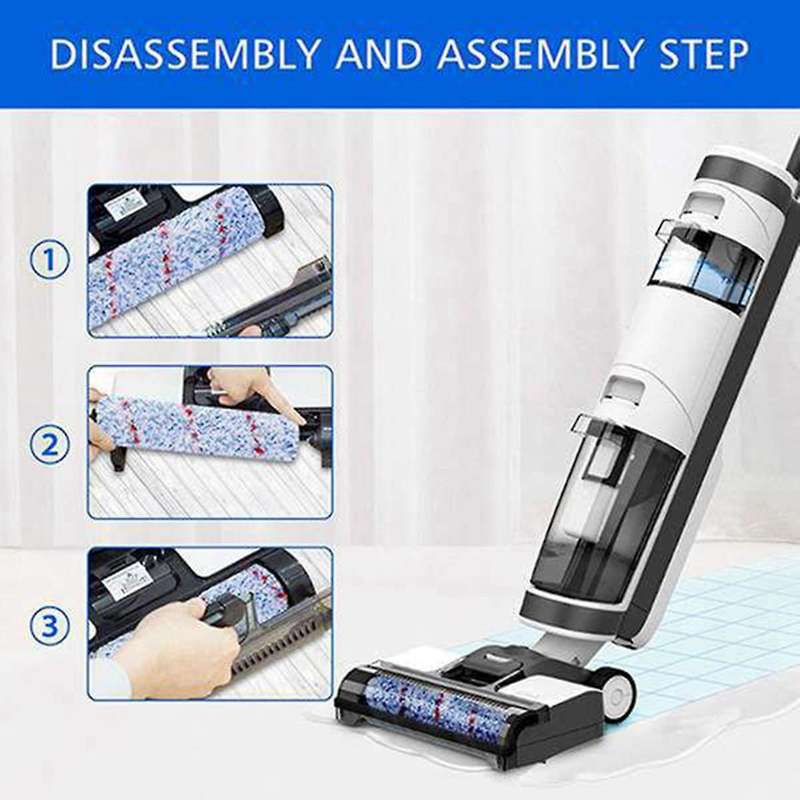 Brush Roller and Pre-filter Foam for Tineco Ifloor Cordless Wet Dry