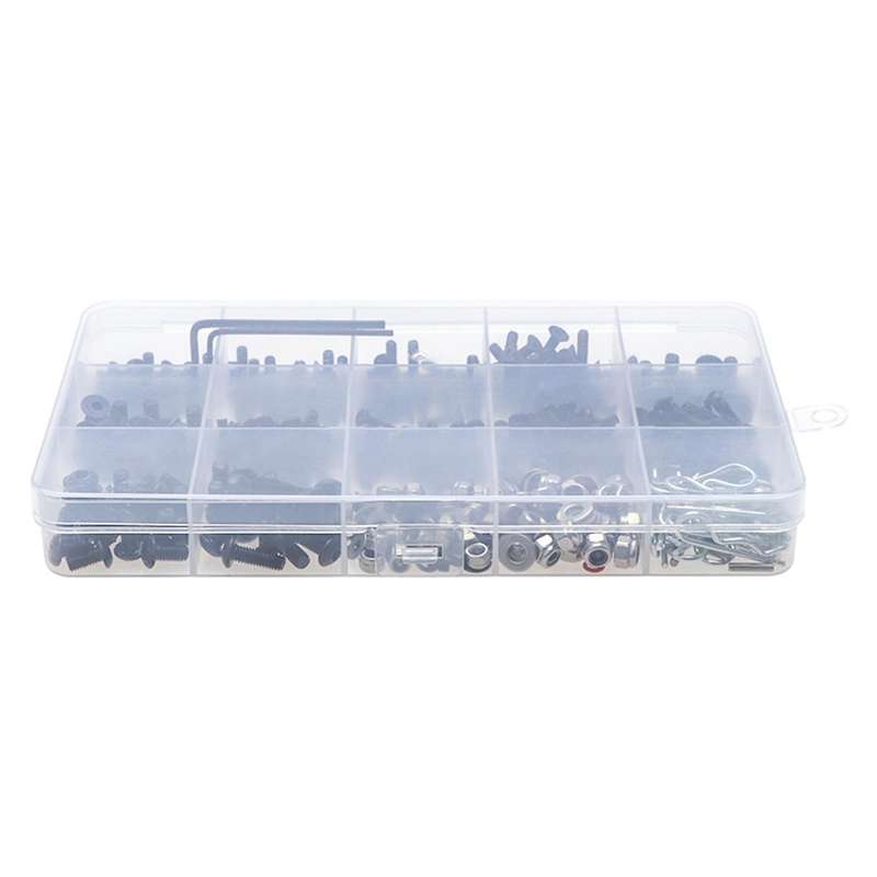 522pcs Hexagon Socket Bolts Carbon Steel Round Head Embedded Full